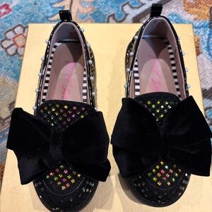 Betsey Johnson girls size 13 slipon loafer used
